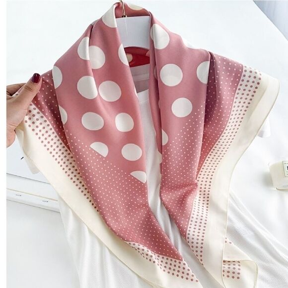 Miss Emily Pink Unique silky scarf - Picture 1 of 3